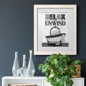 Relax and Unwind - Barnwood Framed Art Print