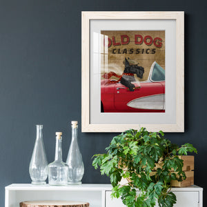 Old Dog Classics - Premium Framed Print - Distressed Barnwood Frame - Ready to Hang