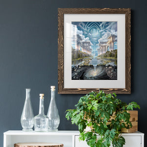 Genesis II - Barnwood Framed Art Print