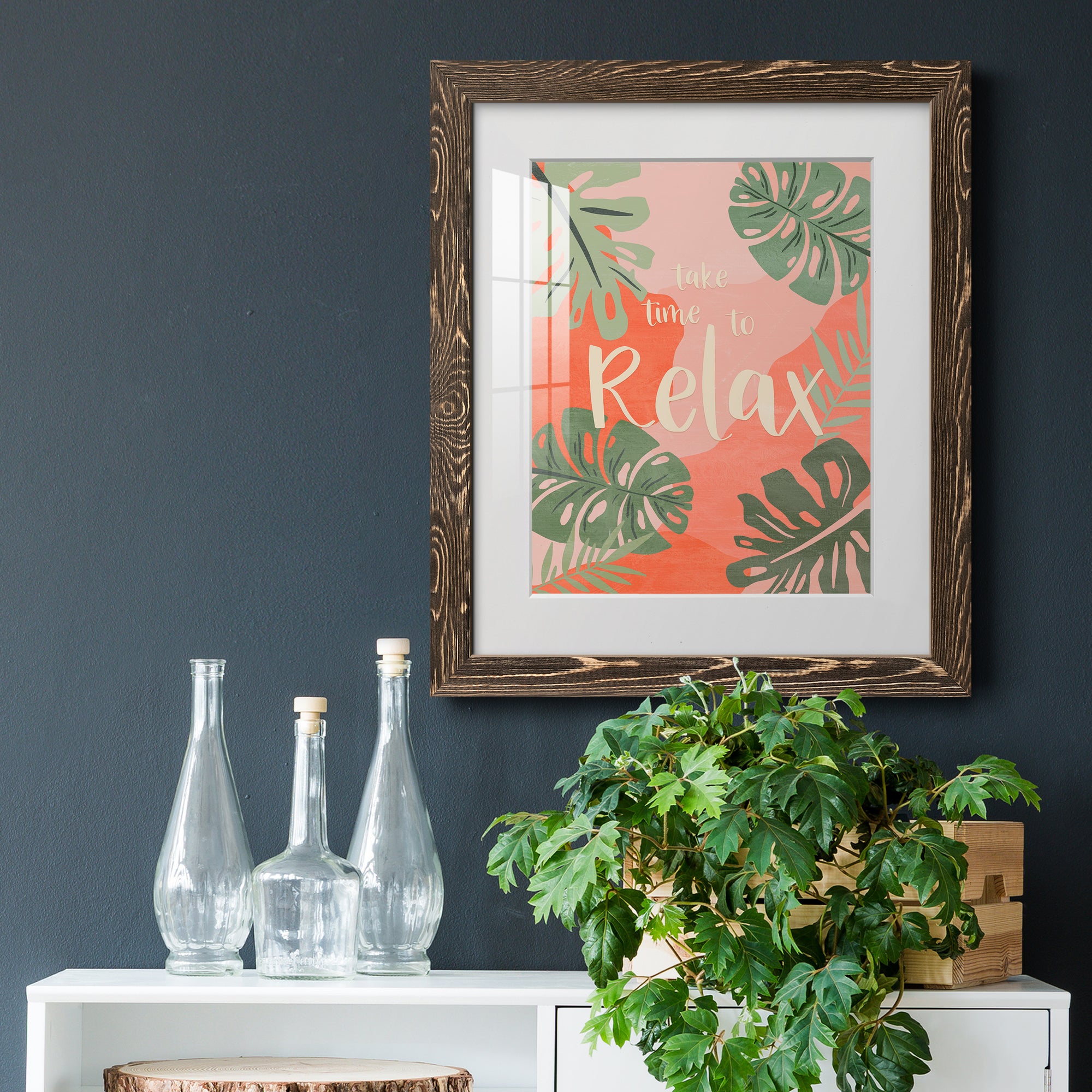 Take Time - Premium Framed Print - Distressed Barnwood Frame - Ready to Hang