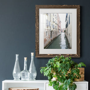 Venice Canal II - Premium Framed Print - Distressed Barnwood Frame - Ready to Hang