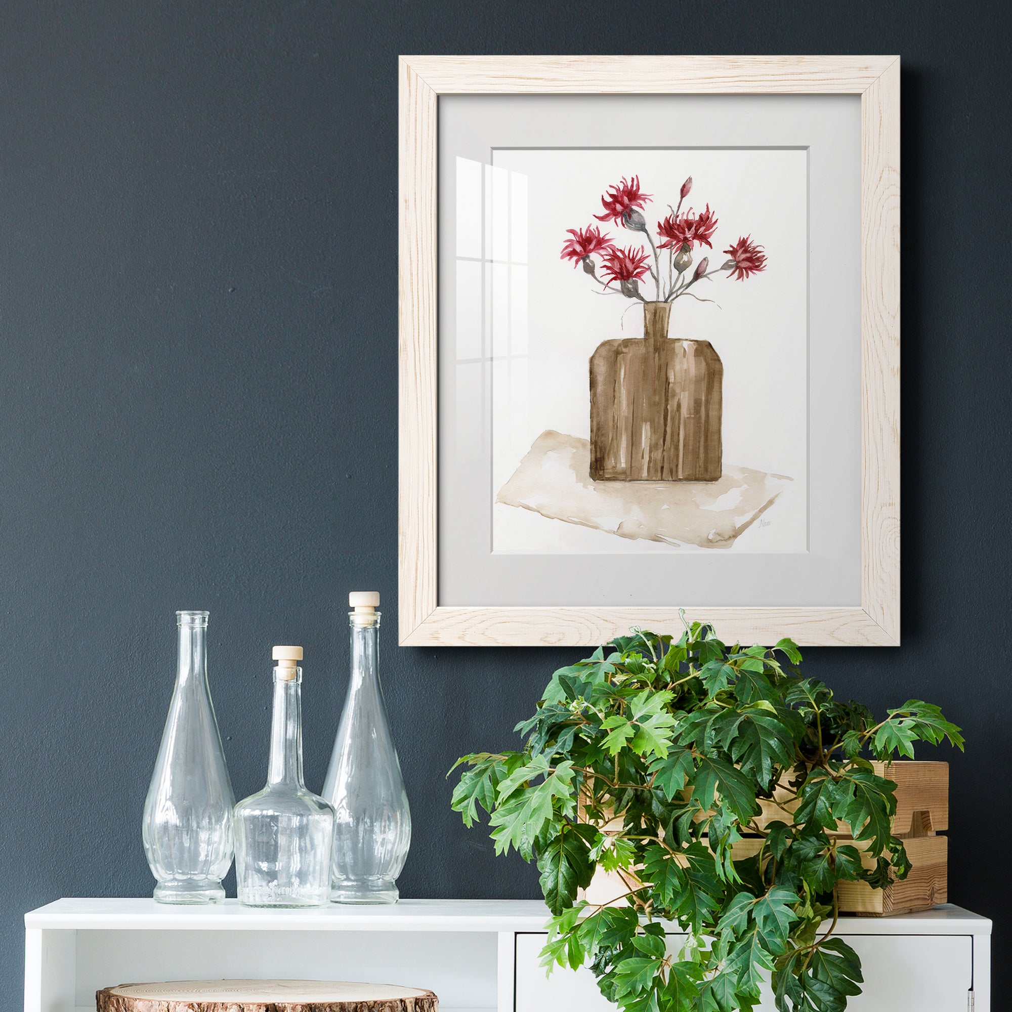 Simply Country I - Barnwood Framed Art Print