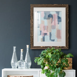 Mix of Spring - Barnwood Framed Art Print