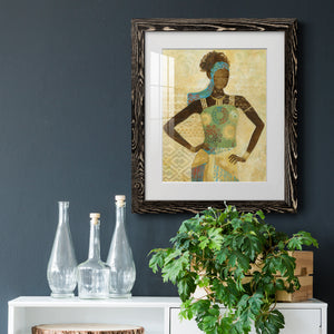 Tribal Vision I - Barnwood Framed Art Print