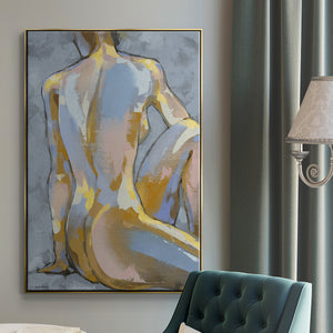 Grey Maiden II - Framed Premium Gallery Wrapped Canvas L Frame - Ready to Hang