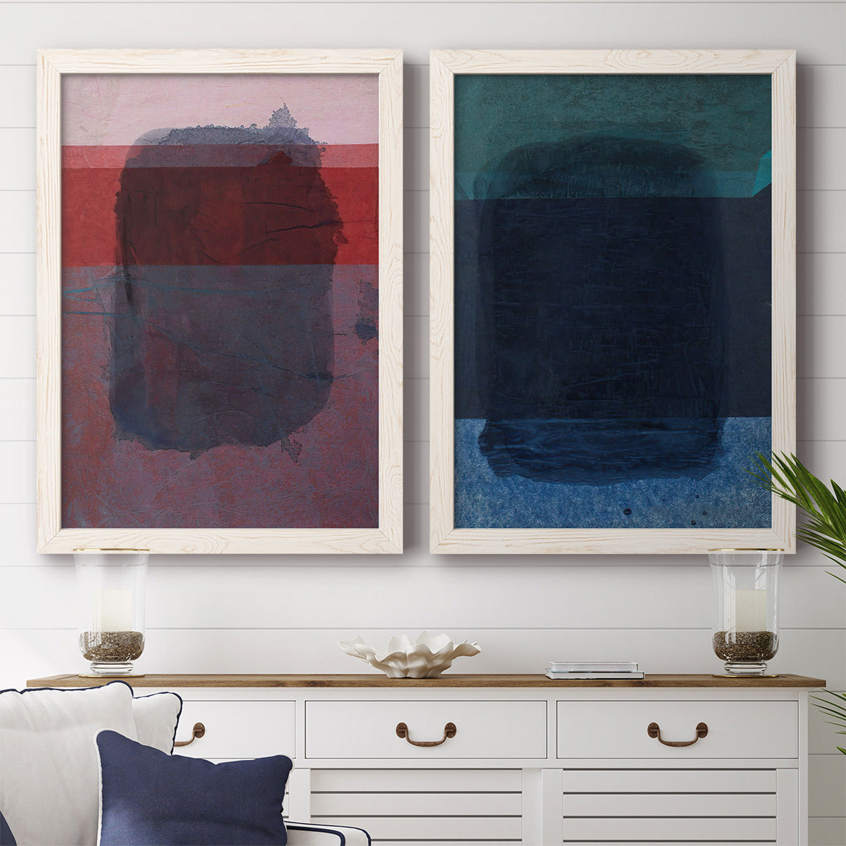 Remembering Rothko I - Premium Framed Canvas 2 Piece Set - Ready to Hang