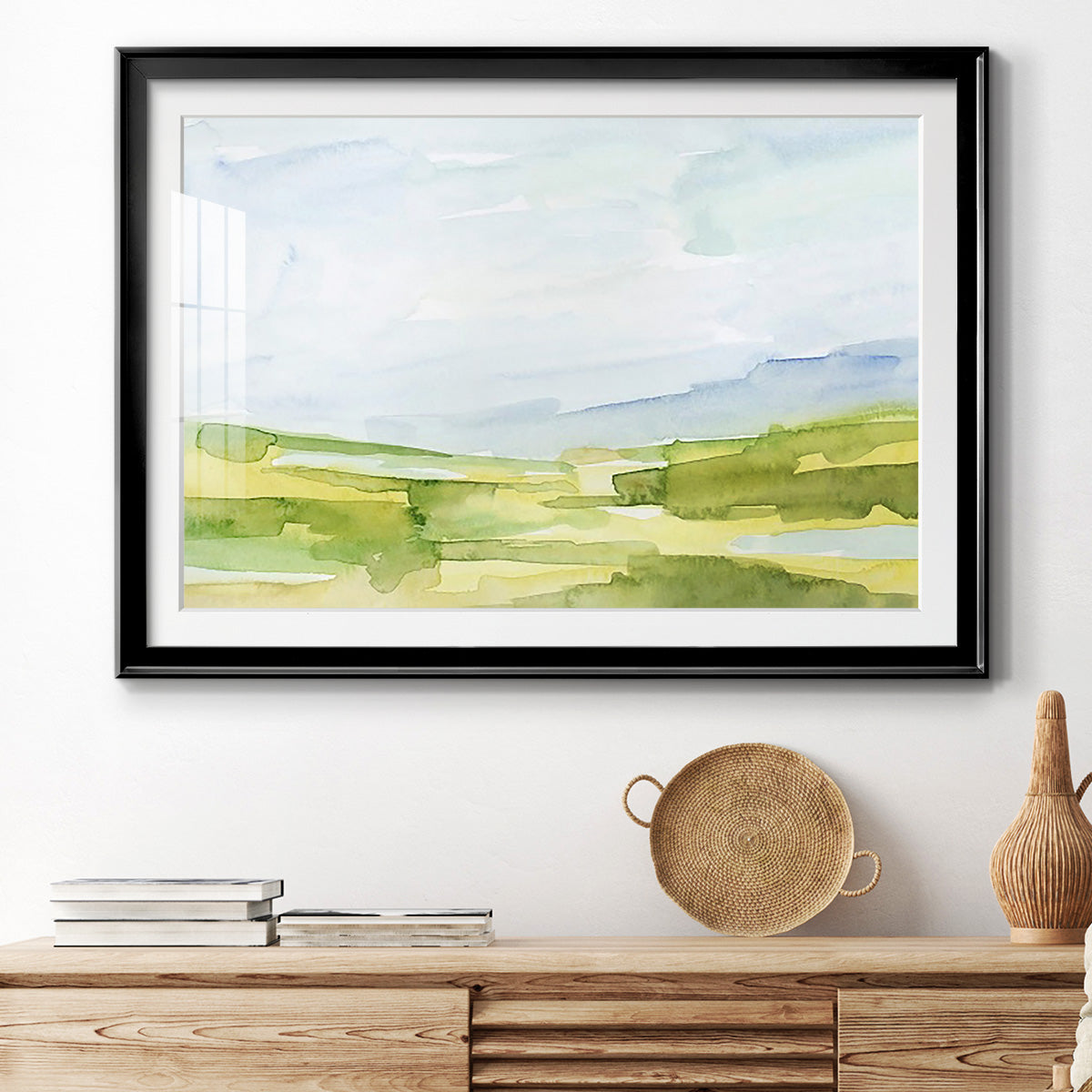 Watery Lowlands IV Premium Framed Print - Ready to Hang