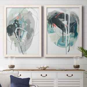 Stone Aperture I - Barnwood Framed Canvas Set