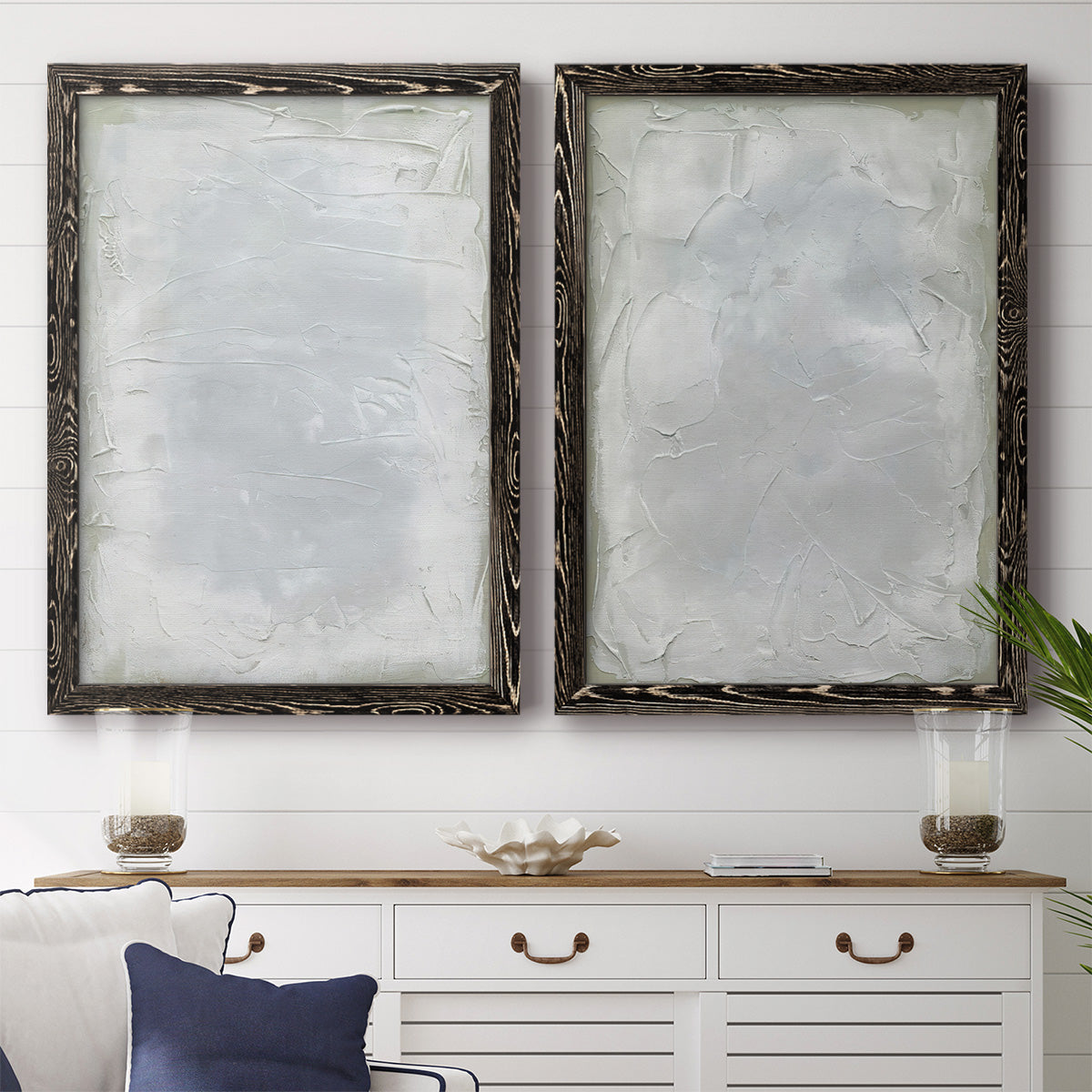Subtle Transitions I - Premium Framed Canvas 2 Piece Set - Ready to Hang