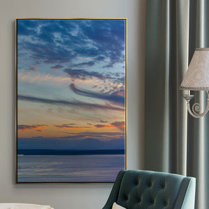 Cloud Variations - Framed Premium Gallery Wrapped Canvas L Frame - Ready to Hang