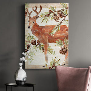 Rustic Barnwood Animals Collection B - Canvas Art Print