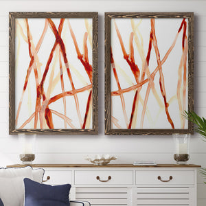 Runnel V - Barnwood Framed Canvas Set