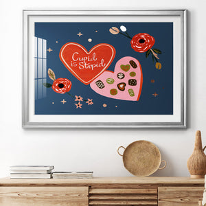 Happy Galentine II - Modern Framed Art Print
