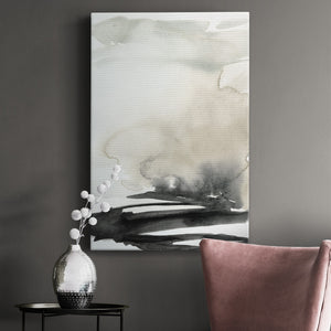 Ebony Horizon Triptych I - Canvas Art Print