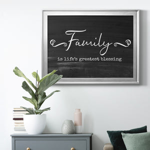 Greatest Blessing - Modern Framed Canvas Print
