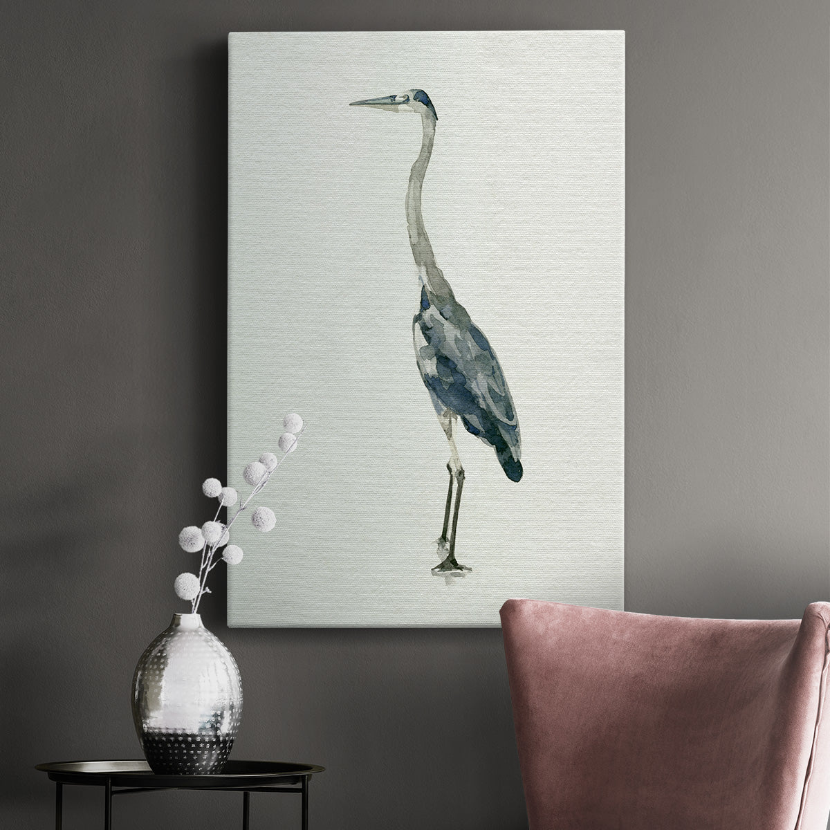 Saltwater Herons II  Premium Gallery Wrapped Canvas - Ready to Hang