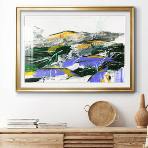 Silent Mountain II - Modern Framed Art Print