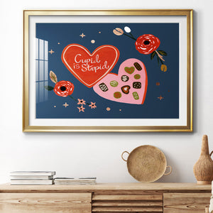 Happy Galentine II - Modern Framed Art Print