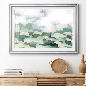 Verdant Hillside II - Modern Framed Art Print