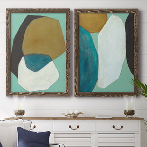 Boulder I - Barnwood Framed Canvas Set