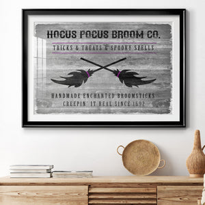 Hocus Pocus Broom Co. - Modern Framed Art Print