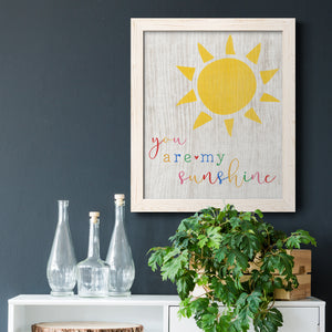 You are my Sunshine - Premium Canvas Framed in Barnwood - Ready to Hang