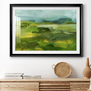 Emerald View IV - Modern Framed Art Print
