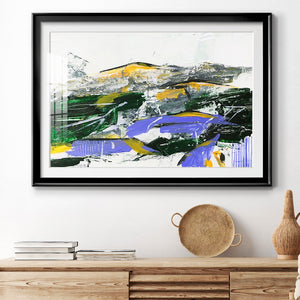 Silent Mountain II - Modern Framed Art Print