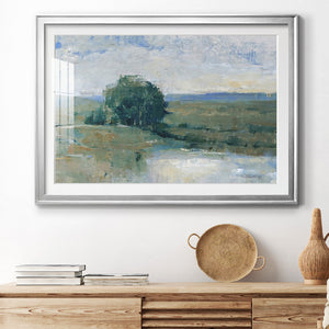 Riverbank Impression I - Modern Framed Art Print