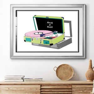 Record Shop II - Modern Framed Art Print
