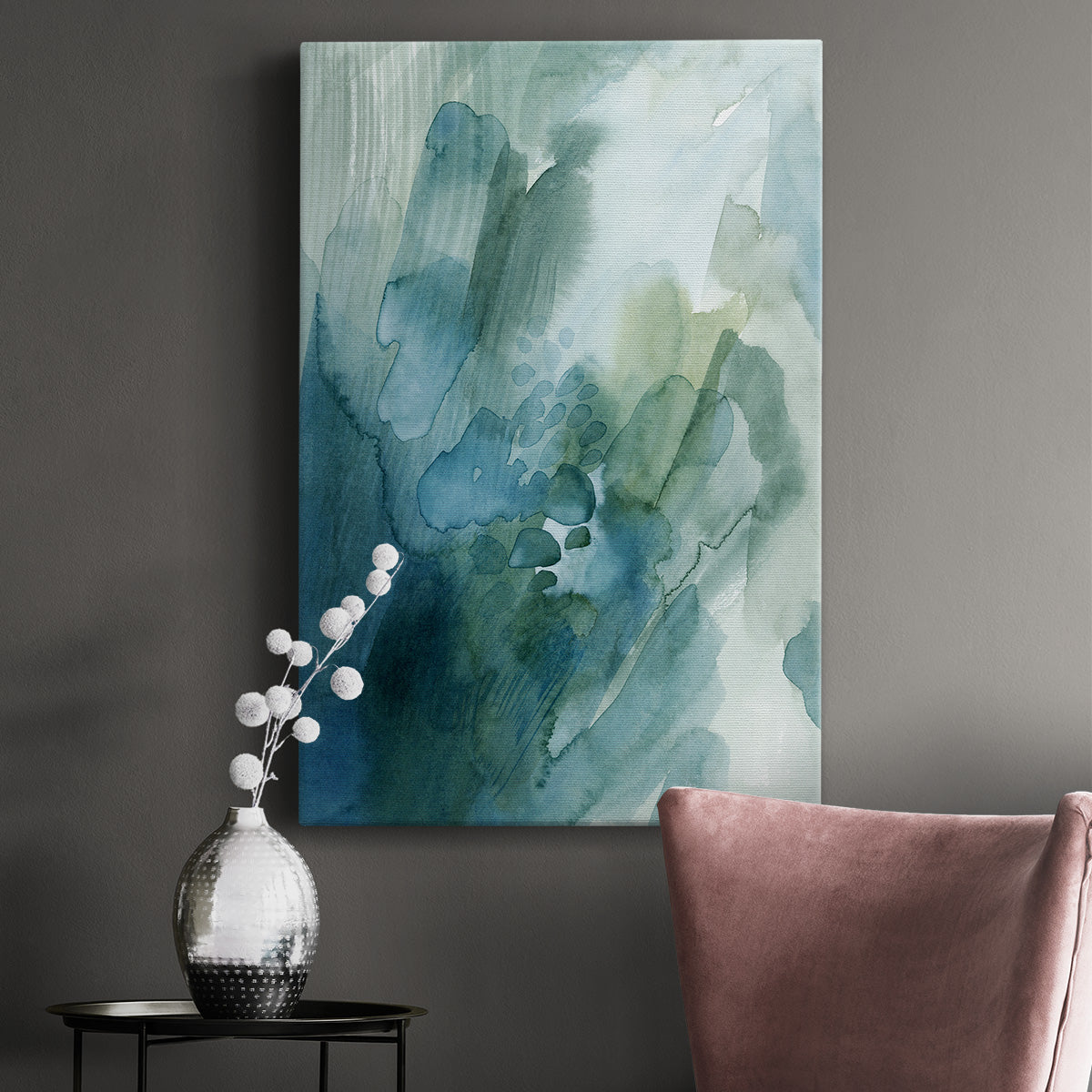 River Gleam I Premium Gallery Wrapped Canvas - Ready to Hang