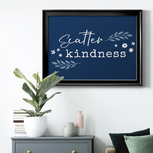 Kindness - Modern Framed Canvas Print
