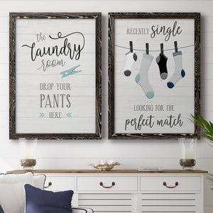 Drop Your Pants - Premium Framed Canvas 2 Piece Set - Ready to Hang