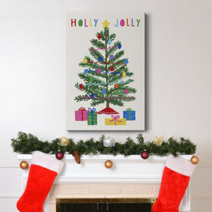Colorful Christmas Collection B - Gallery Wrapped Canvas