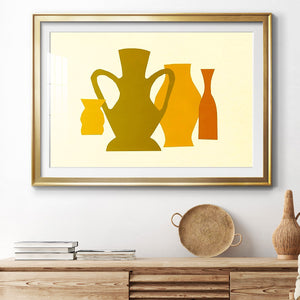 Posing Pottery I - Modern Framed Art Print