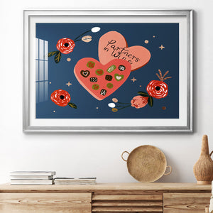 Happy Galentine I - Modern Framed Art Print