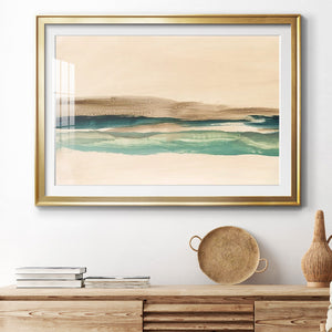 Layered Horizon I - Modern Framed Art Print