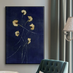 Indigo 1 - Framed Premium Gallery Wrapped Canvas L Frame - Ready to Hang