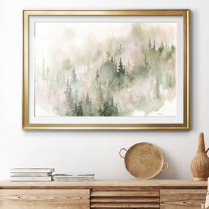 Misty Mountain Sides - Modern Framed Art Print