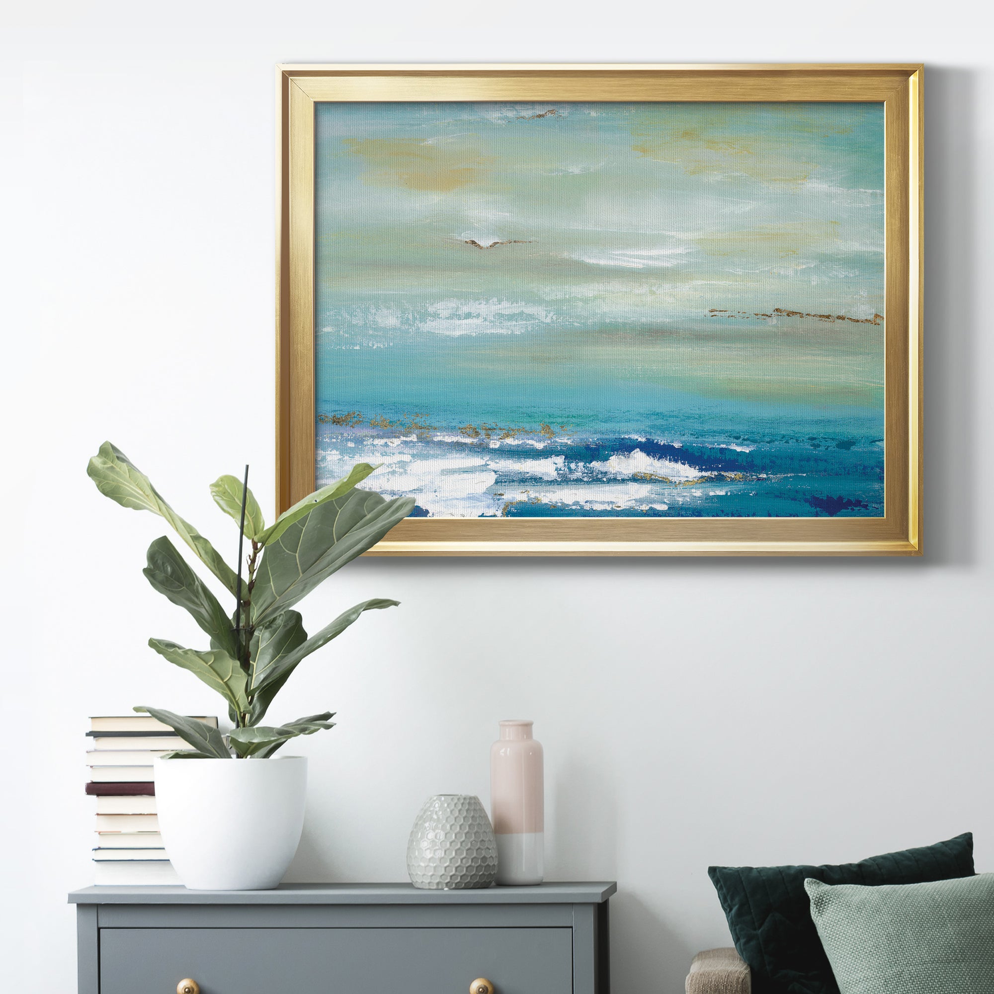 Distant Horizon Premium Classic Framed Canvas - Ready to Hang