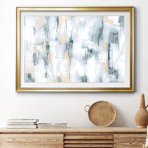 Stone Hatchmarks I - Modern Framed Art Print