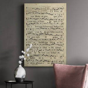 Vellum Songbook IV - Canvas Art Print