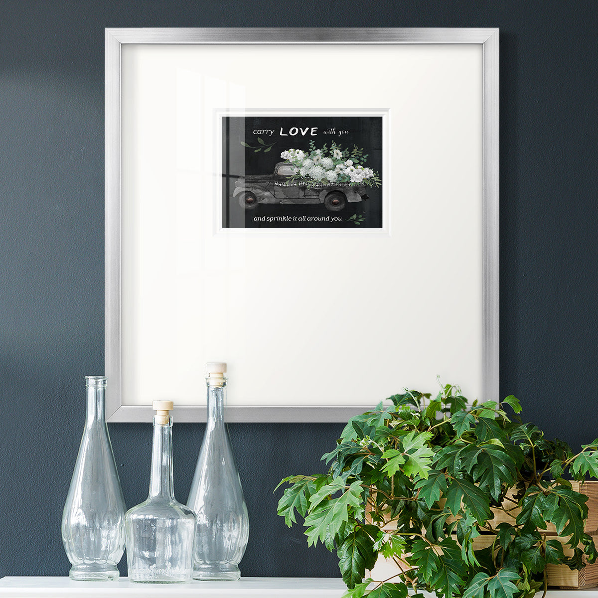 Carry Love Premium Framed Print Double Matboard