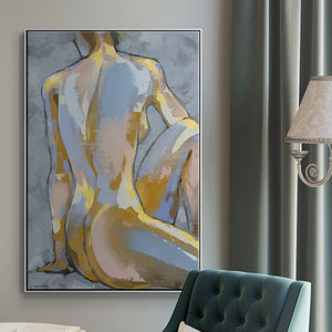 Grey Maiden II - Framed Premium Gallery Wrapped Canvas L Frame - Ready to Hang