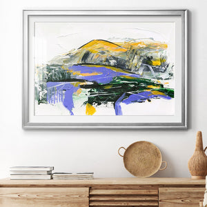 Silent Mountain V - Modern Framed Art Print