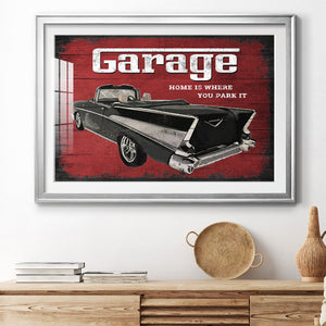 The Garage - Modern Framed Art Print