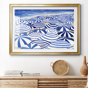 Candy Bowl Prussian Blue - Modern Framed Art Print