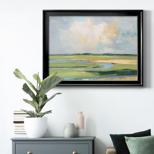 Pastel Horizon II - Modern Framed Canvas Print