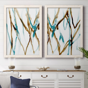 Runnel XVII - Barnwood Framed Canvas Set