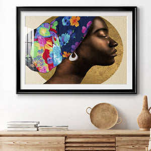 Golden Lady I Premium Framed Print - Ready to Hang